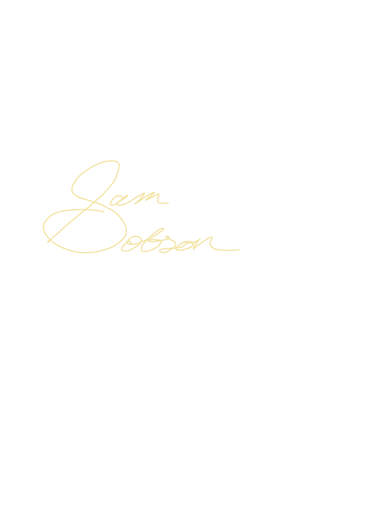 Sam Dobson,  Signature